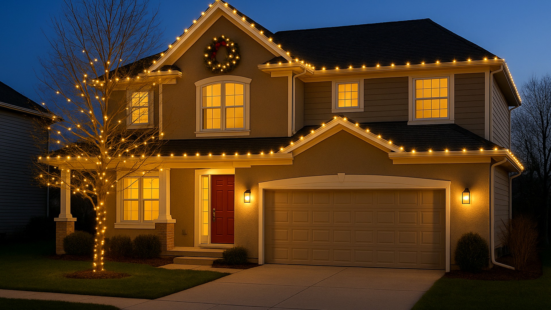 Holiday lights example