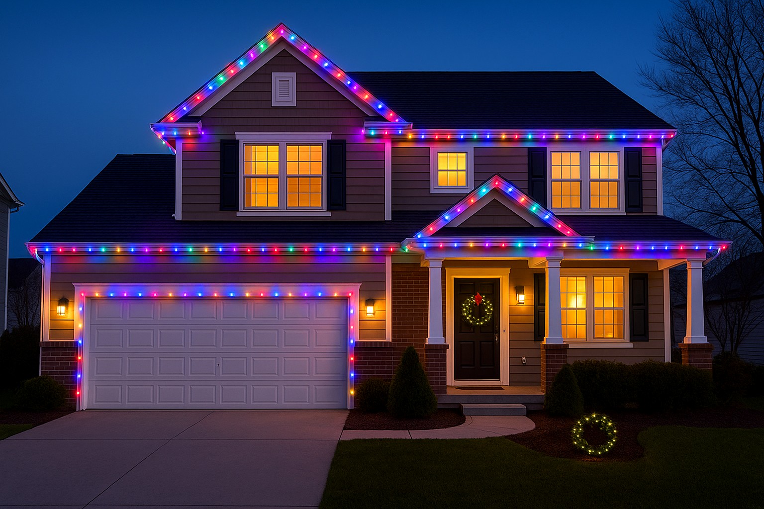 Holiday lights example